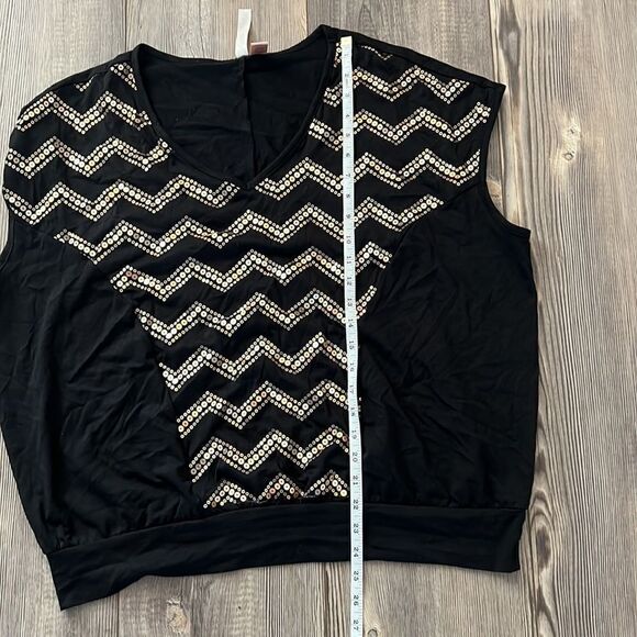 Eyeshadow Blouse With Gold Sequins - Picture 5 of 7